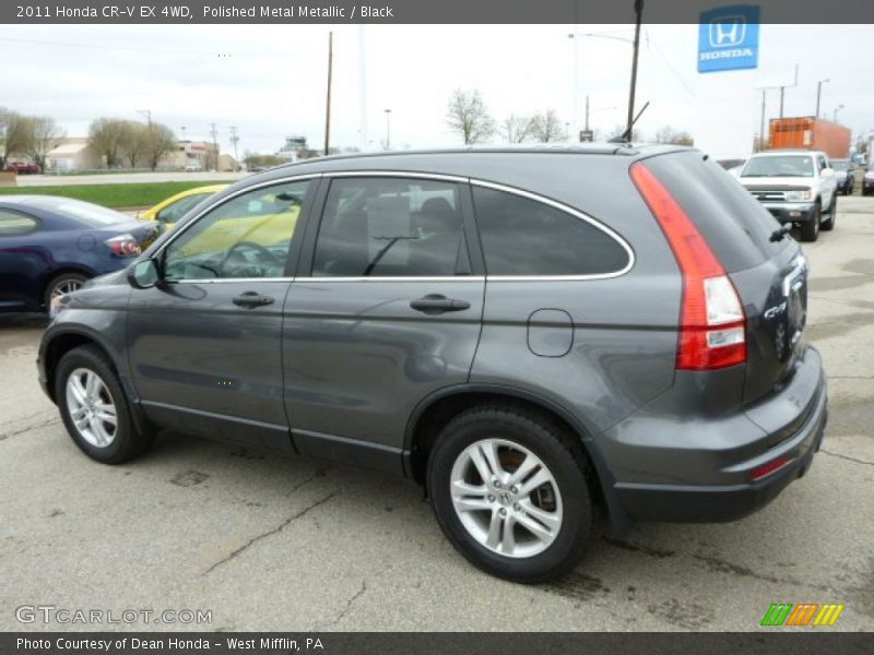 Polished Metal Metallic / Black 2011 Honda CR-V EX 4WD