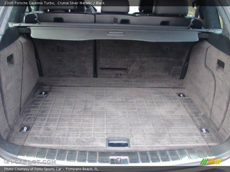 Crystal Silver Metallic / Black 2006 Porsche Cayenne Turbo