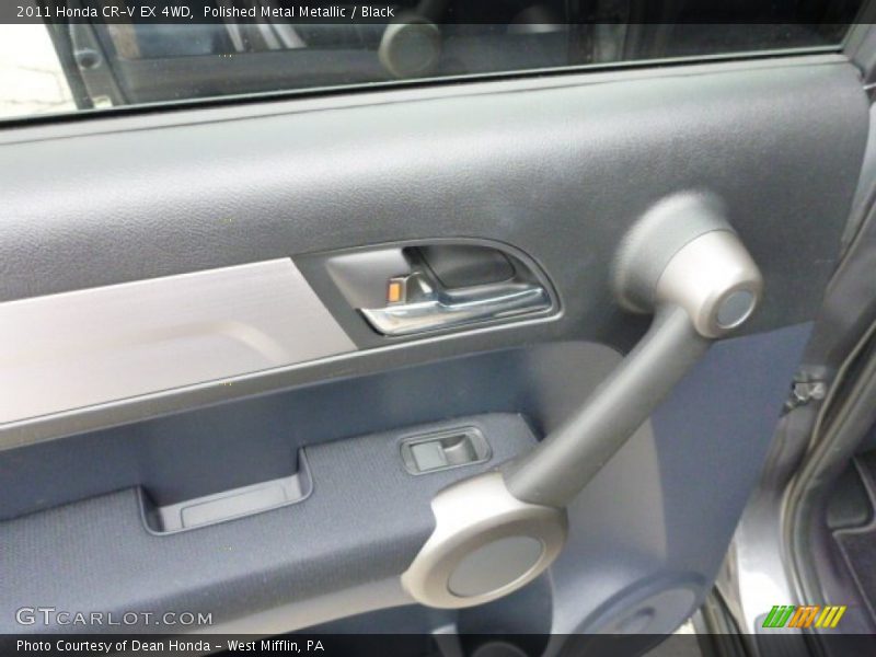 Polished Metal Metallic / Black 2011 Honda CR-V EX 4WD