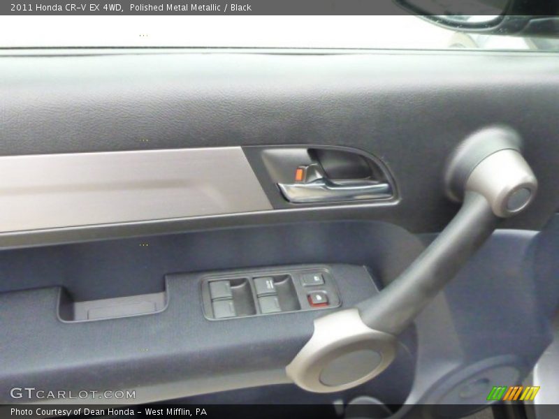 Polished Metal Metallic / Black 2011 Honda CR-V EX 4WD