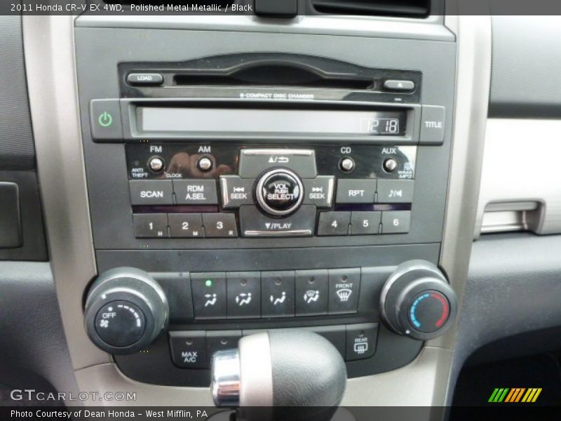 Controls of 2011 CR-V EX 4WD