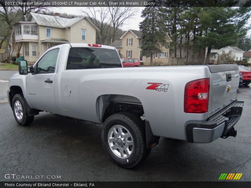 Silver Ice Metallic / Ebony 2013 Chevrolet Silverado 3500HD LT Regular Cab 4x4