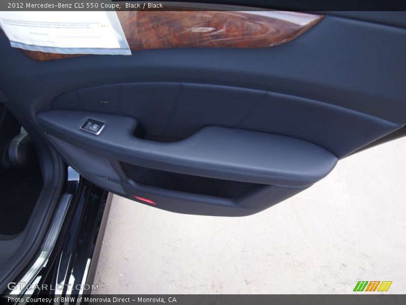 Black / Black 2012 Mercedes-Benz CLS 550 Coupe