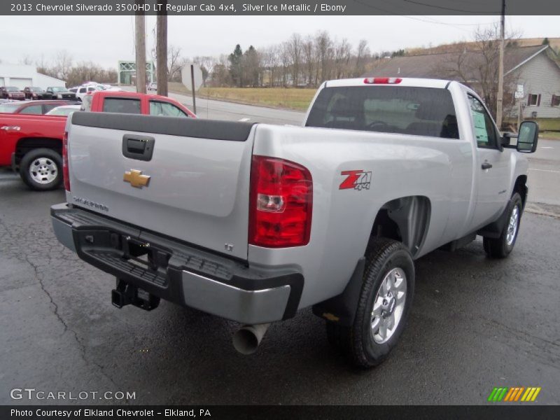 Silver Ice Metallic / Ebony 2013 Chevrolet Silverado 3500HD LT Regular Cab 4x4