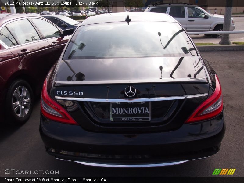 Black / Black 2012 Mercedes-Benz CLS 550 Coupe