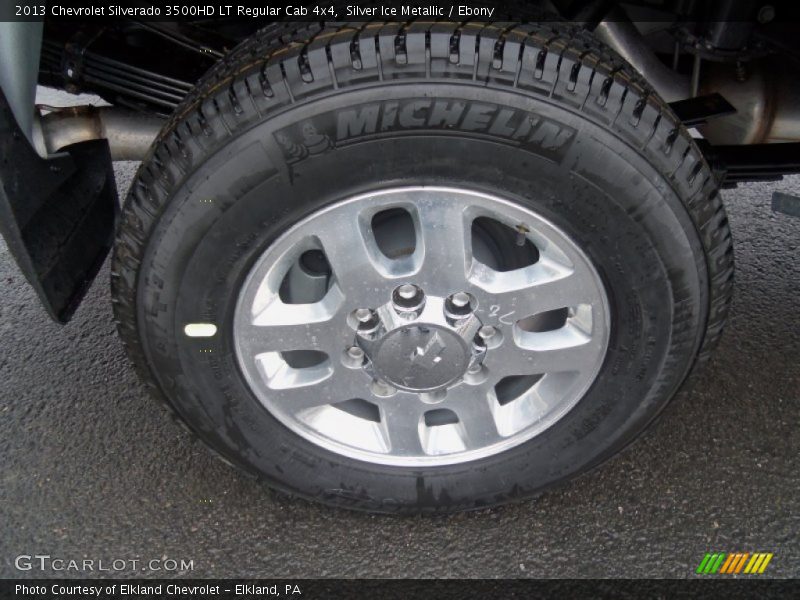 Silver Ice Metallic / Ebony 2013 Chevrolet Silverado 3500HD LT Regular Cab 4x4