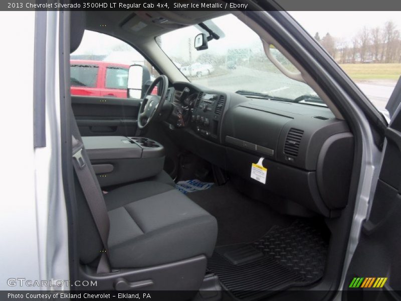 Silver Ice Metallic / Ebony 2013 Chevrolet Silverado 3500HD LT Regular Cab 4x4