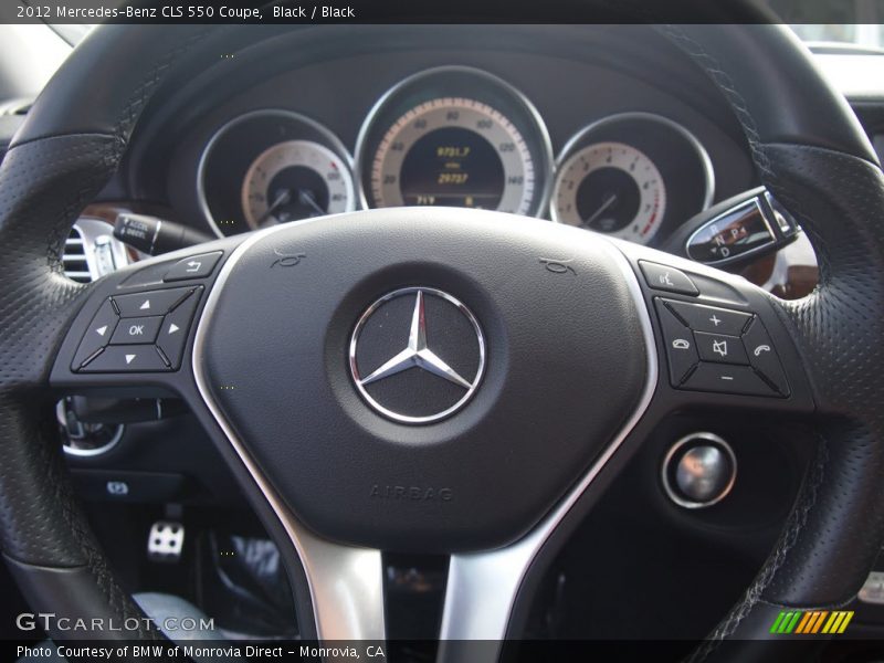 Black / Black 2012 Mercedes-Benz CLS 550 Coupe