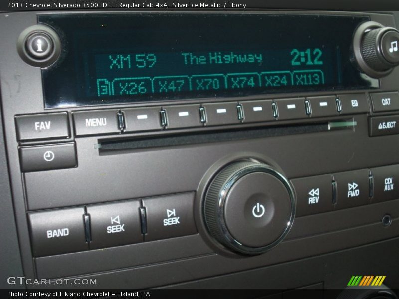 Silver Ice Metallic / Ebony 2013 Chevrolet Silverado 3500HD LT Regular Cab 4x4