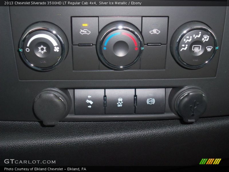 Silver Ice Metallic / Ebony 2013 Chevrolet Silverado 3500HD LT Regular Cab 4x4