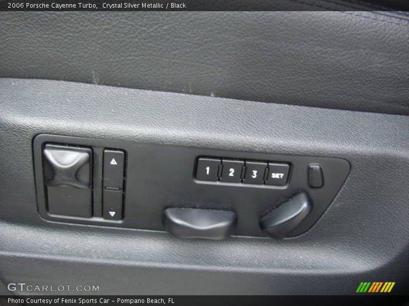 Crystal Silver Metallic / Black 2006 Porsche Cayenne Turbo