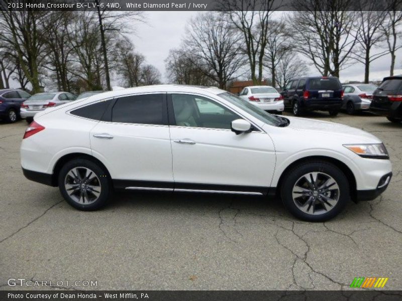  2013 Crosstour EX-L V-6 4WD White Diamond Pearl
