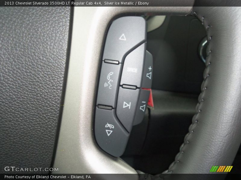 Silver Ice Metallic / Ebony 2013 Chevrolet Silverado 3500HD LT Regular Cab 4x4