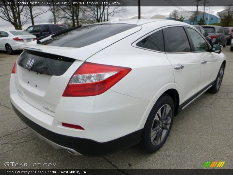  2013 Crosstour EX-L V-6 4WD White Diamond Pearl