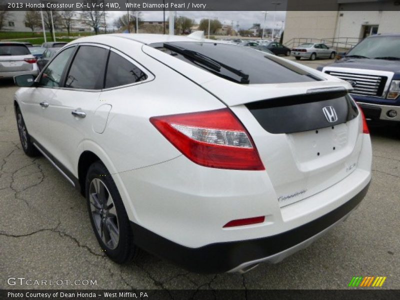  2013 Crosstour EX-L V-6 4WD White Diamond Pearl