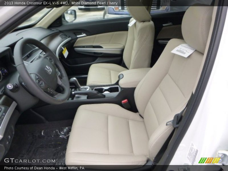  2013 Crosstour EX-L V-6 4WD Ivory Interior
