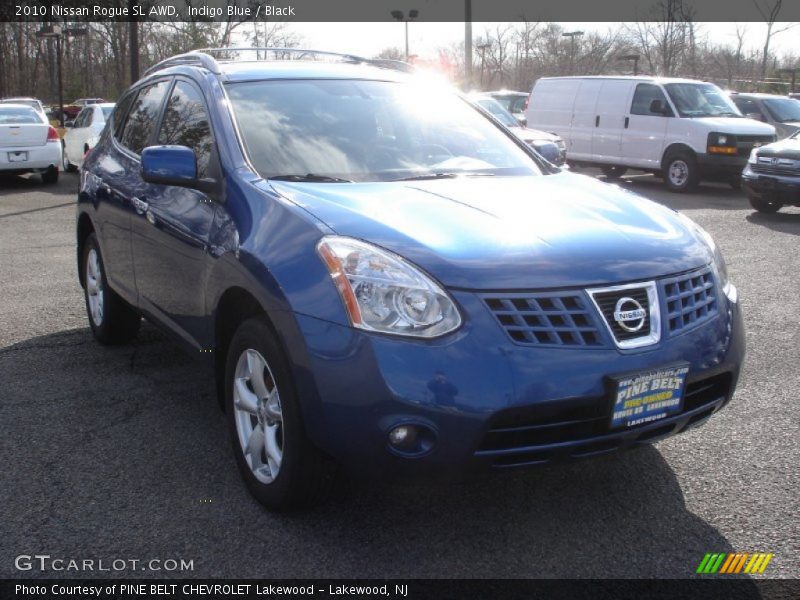 Indigo Blue / Black 2010 Nissan Rogue SL AWD