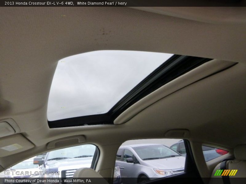 Sunroof of 2013 Crosstour EX-L V-6 4WD