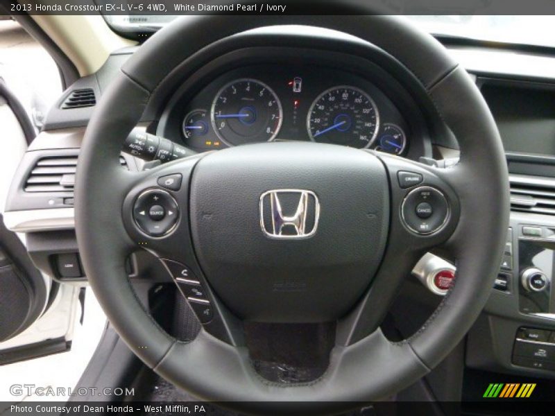  2013 Crosstour EX-L V-6 4WD Steering Wheel