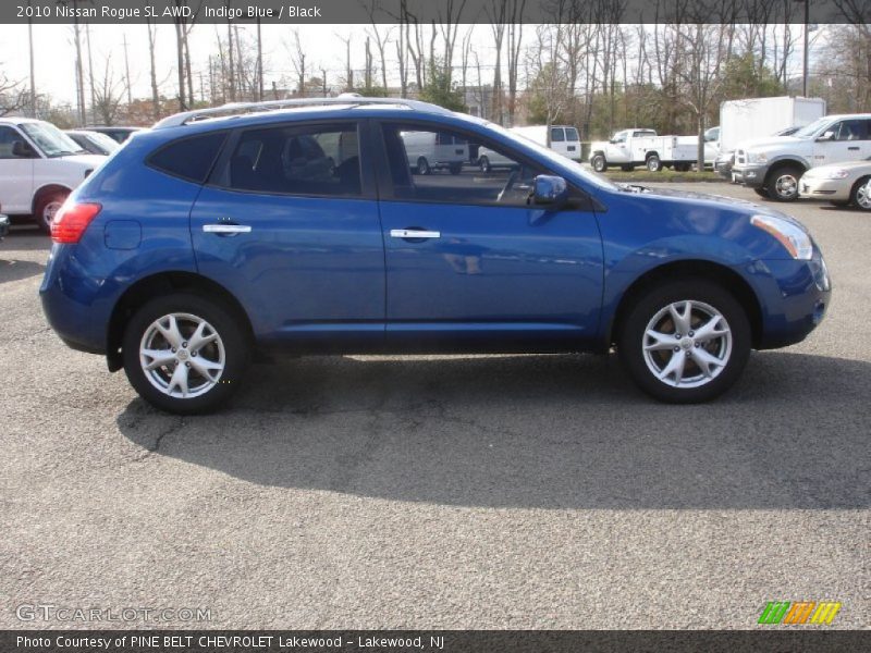 Indigo Blue / Black 2010 Nissan Rogue SL AWD