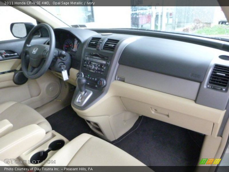 Opal Sage Metallic / Ivory 2011 Honda CR-V SE 4WD