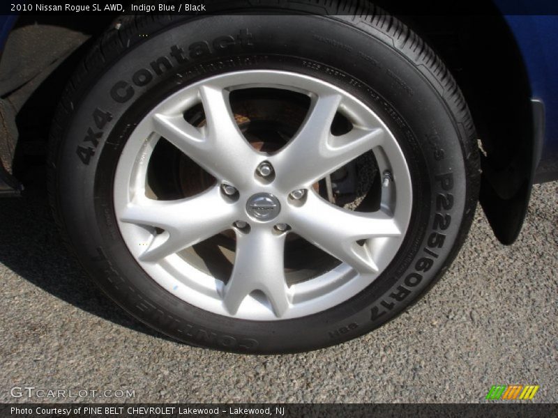 Indigo Blue / Black 2010 Nissan Rogue SL AWD