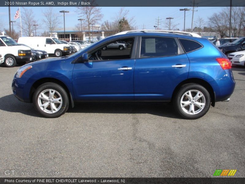 Indigo Blue / Black 2010 Nissan Rogue SL AWD