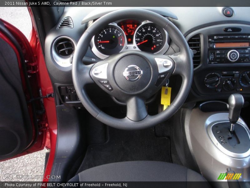 Cayenne Red / Black/Silver Trim 2011 Nissan Juke S AWD