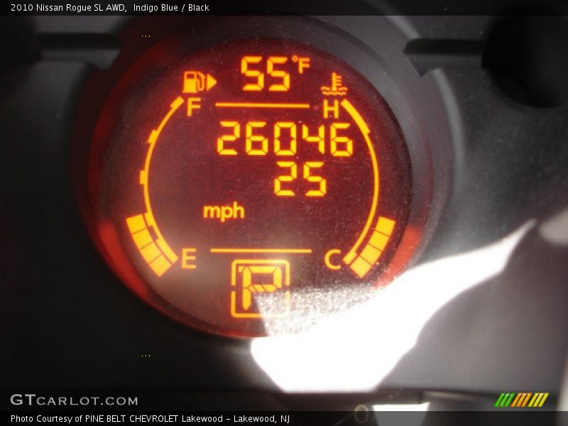 Indigo Blue / Black 2010 Nissan Rogue SL AWD