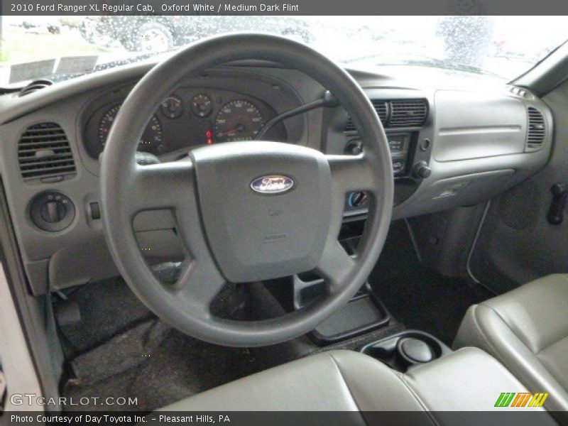 Dashboard of 2010 Ranger XL Regular Cab