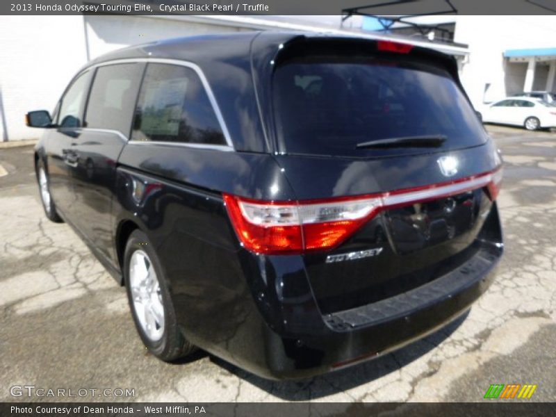 Crystal Black Pearl / Truffle 2013 Honda Odyssey Touring Elite