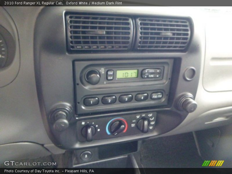 Oxford White / Medium Dark Flint 2010 Ford Ranger XL Regular Cab