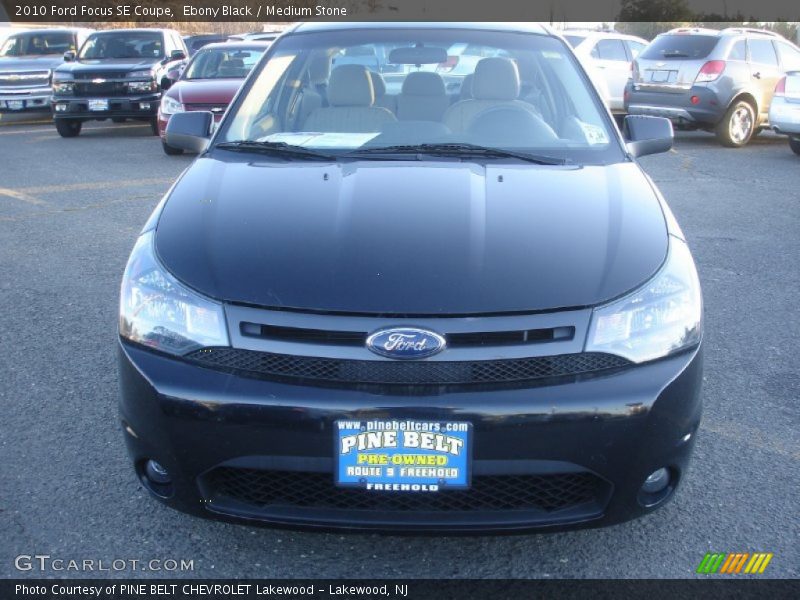 Ebony Black / Medium Stone 2010 Ford Focus SE Coupe