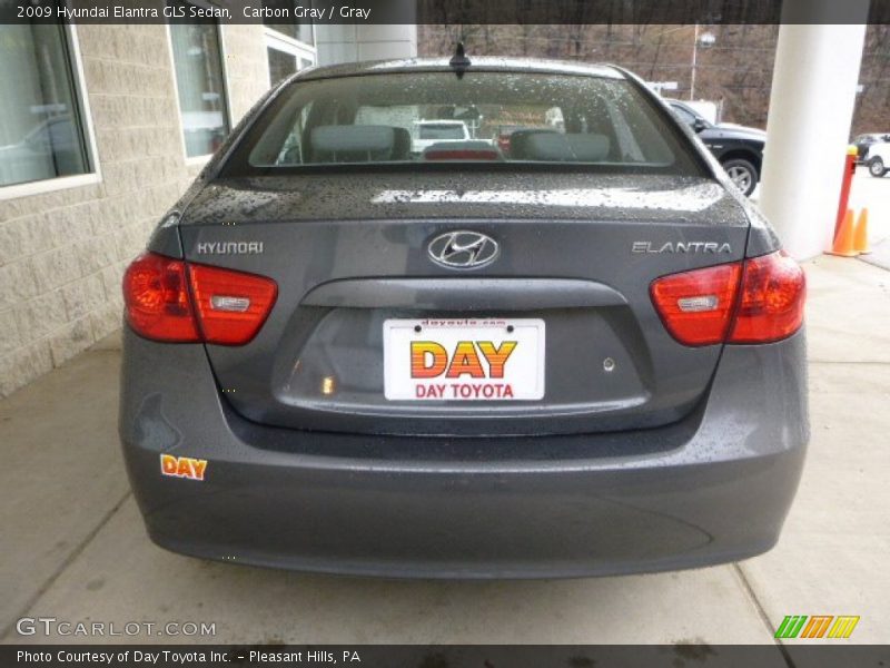 Carbon Gray / Gray 2009 Hyundai Elantra GLS Sedan