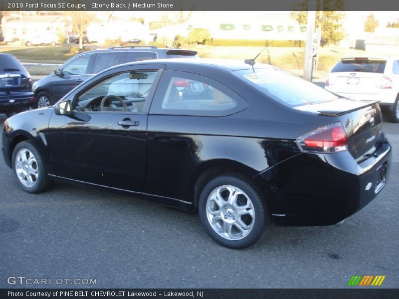 Ebony Black / Medium Stone 2010 Ford Focus SE Coupe