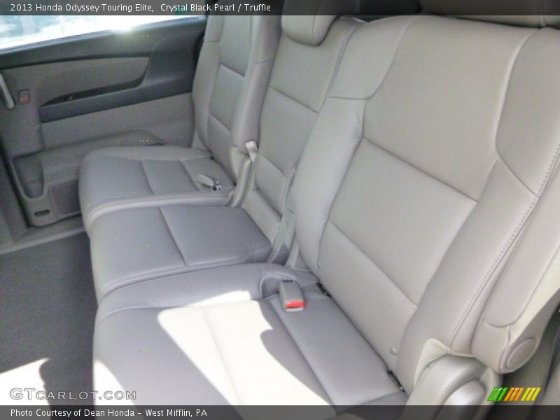 Crystal Black Pearl / Truffle 2013 Honda Odyssey Touring Elite