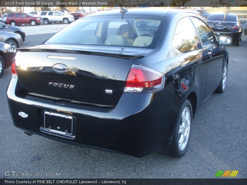 Ebony Black / Medium Stone 2010 Ford Focus SE Coupe