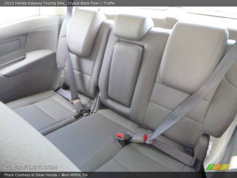 Crystal Black Pearl / Truffle 2013 Honda Odyssey Touring Elite