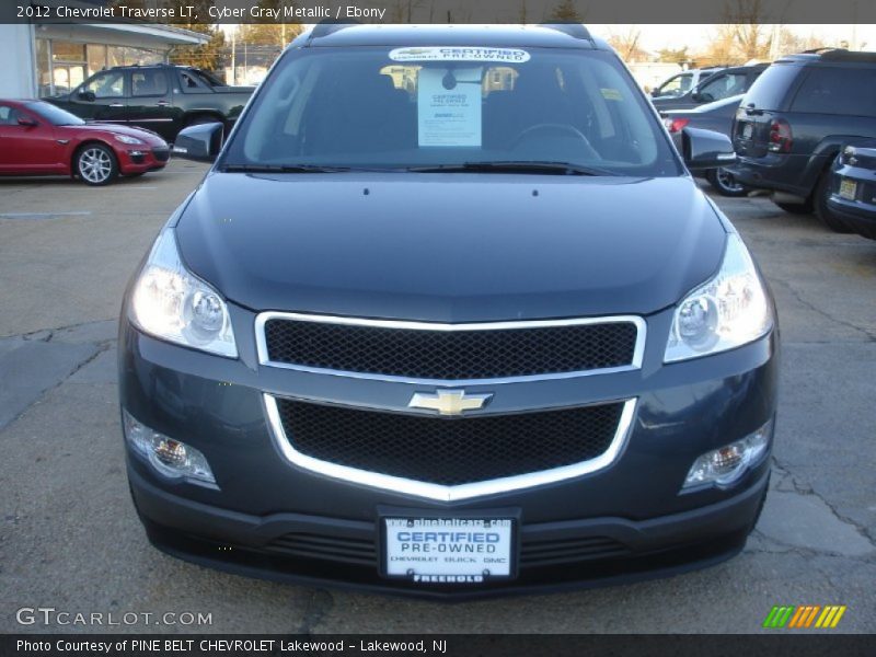 Cyber Gray Metallic / Ebony 2012 Chevrolet Traverse LT