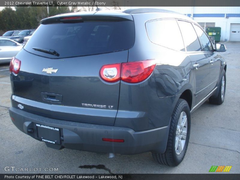 Cyber Gray Metallic / Ebony 2012 Chevrolet Traverse LT