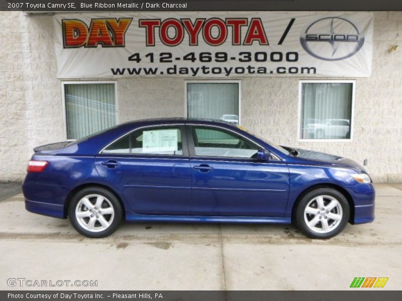 Blue Ribbon Metallic / Dark Charcoal 2007 Toyota Camry SE