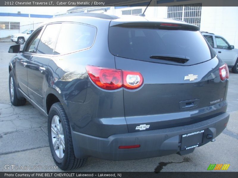 Cyber Gray Metallic / Ebony 2012 Chevrolet Traverse LT