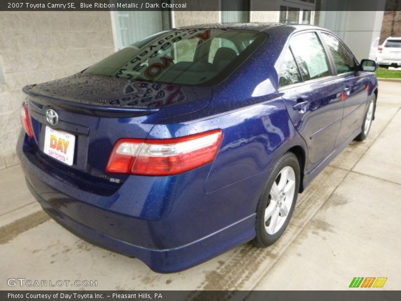 Blue Ribbon Metallic / Dark Charcoal 2007 Toyota Camry SE