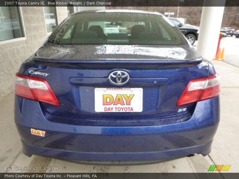 Blue Ribbon Metallic / Dark Charcoal 2007 Toyota Camry SE