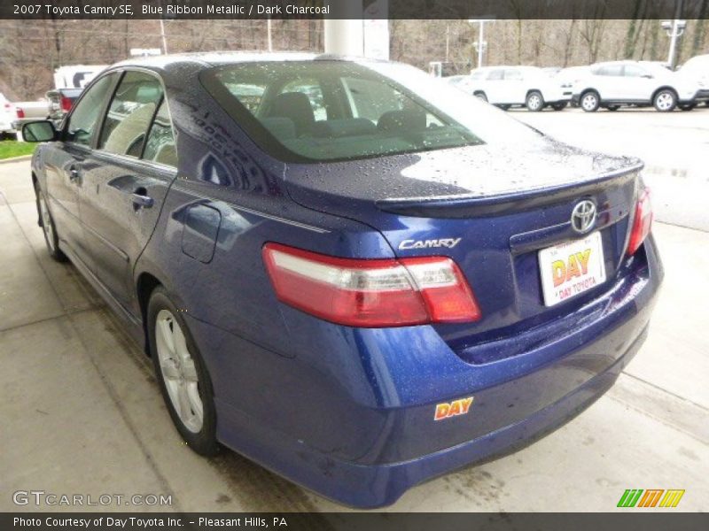 Blue Ribbon Metallic / Dark Charcoal 2007 Toyota Camry SE