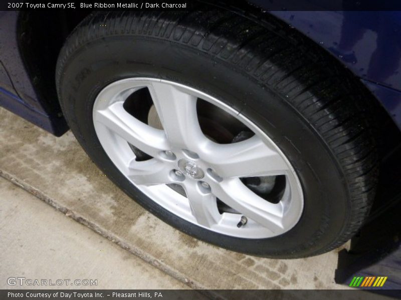 Blue Ribbon Metallic / Dark Charcoal 2007 Toyota Camry SE