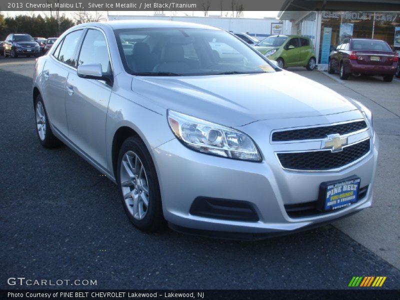 Silver Ice Metallic / Jet Black/Titanium 2013 Chevrolet Malibu LT