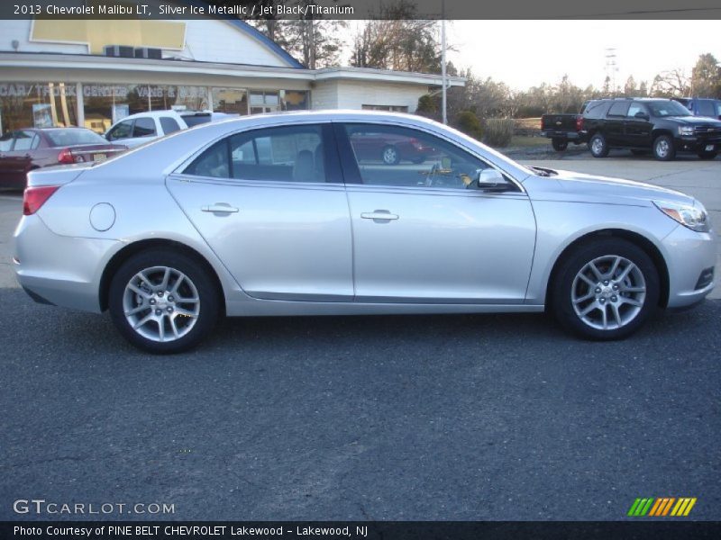 Silver Ice Metallic / Jet Black/Titanium 2013 Chevrolet Malibu LT