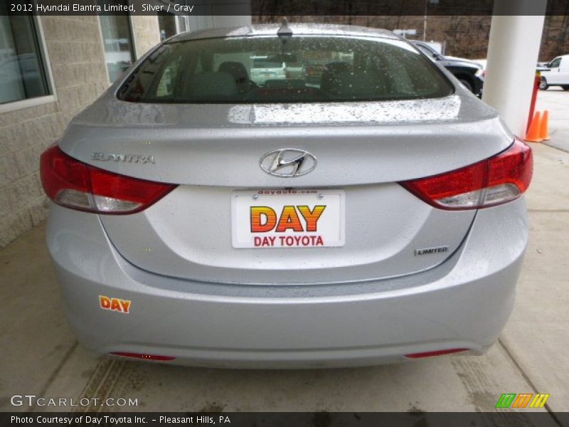 Silver / Gray 2012 Hyundai Elantra Limited