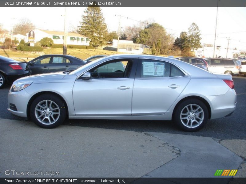 Silver Ice Metallic / Jet Black/Titanium 2013 Chevrolet Malibu LT